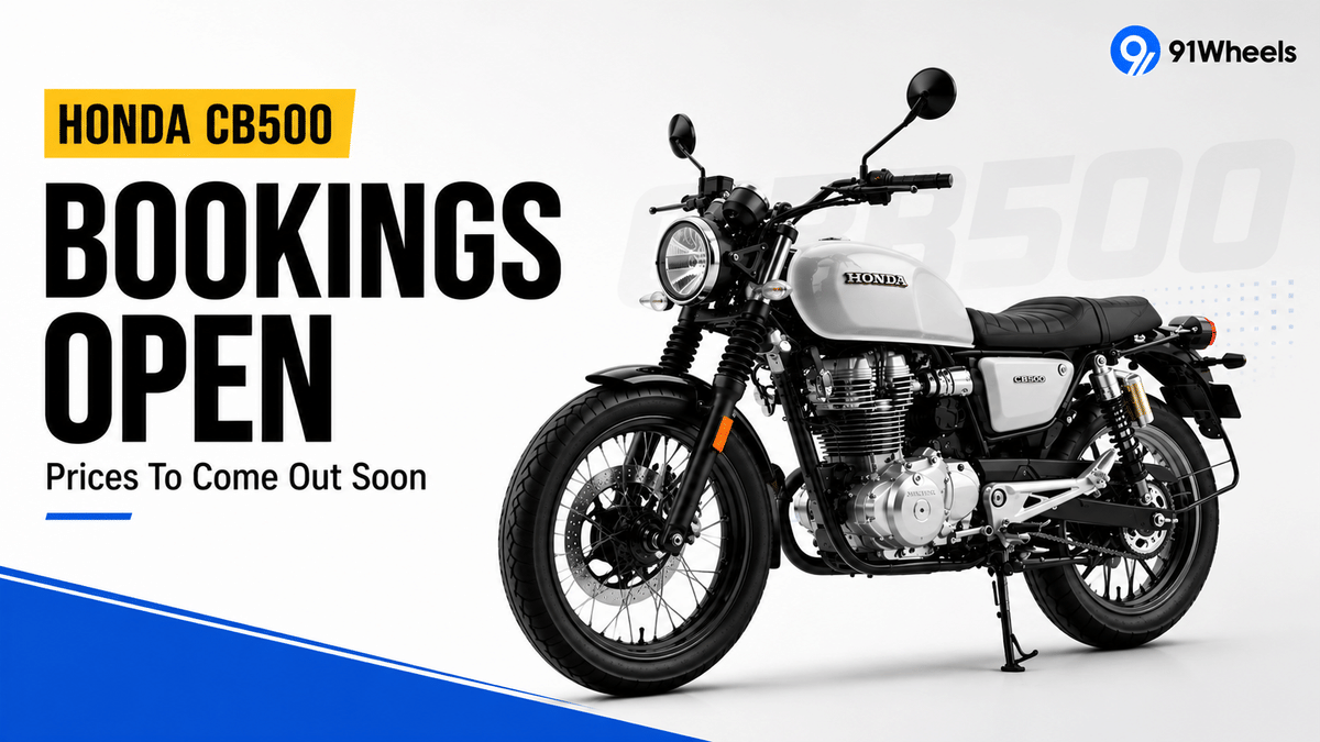 Honda CB500 Bookings Open, Prices To Come Out Soon Honda CB500 Bookings Open, Prices To Come Out Soon